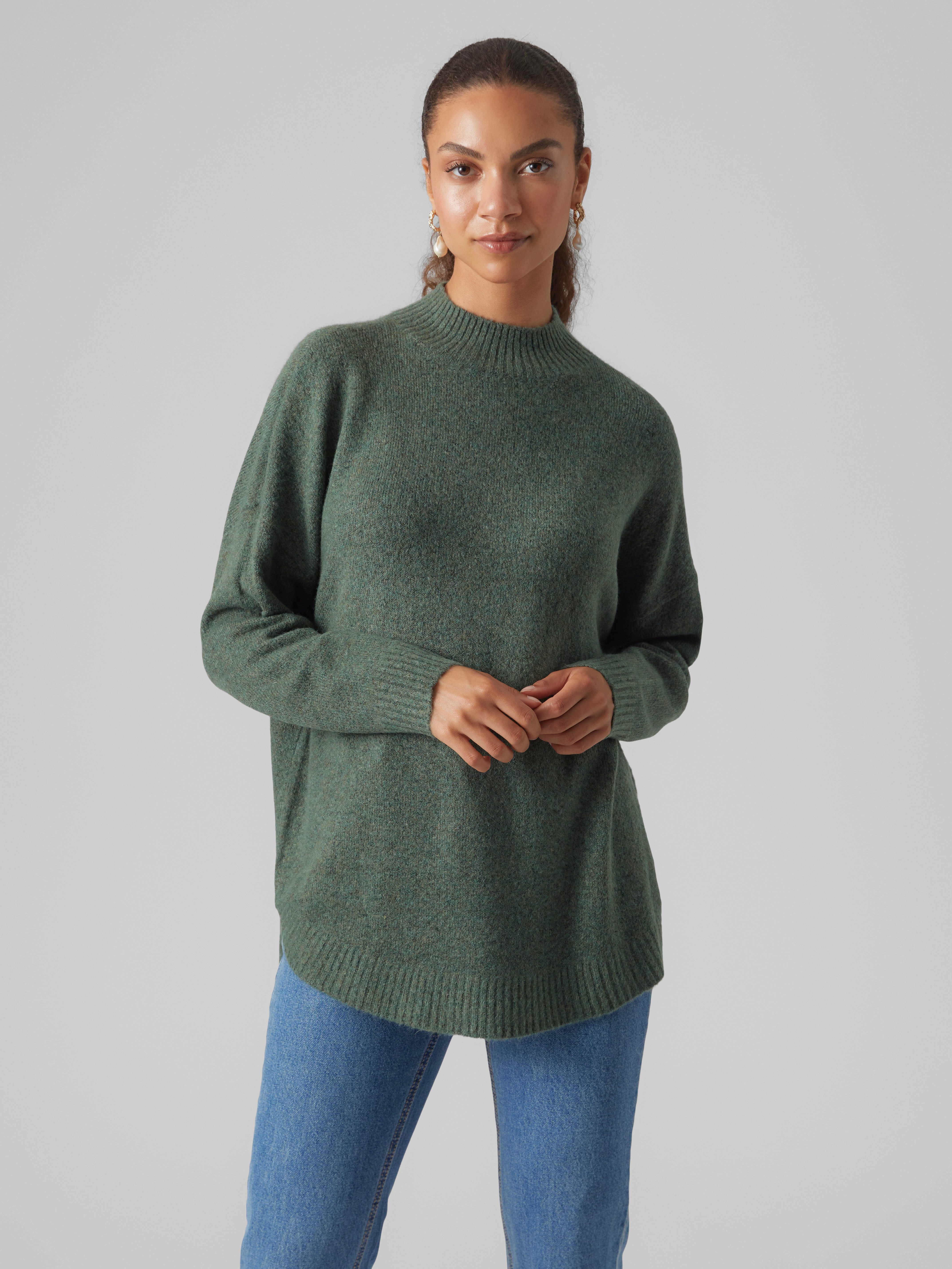 Vero Moda Strickpullover VMPLAZA LS HIGHNECK günstig online kaufen