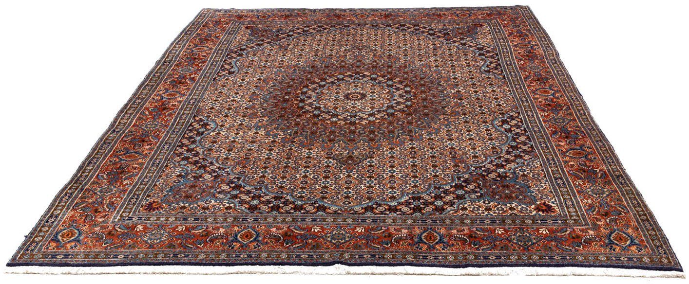 Wollteppich Abadeh Medaillon Rosso scuro 162 x 110 cm, morgenland, rechteckig, Höhe: 10 mm, Handgeknüpft | Kurzflor-Teppiche