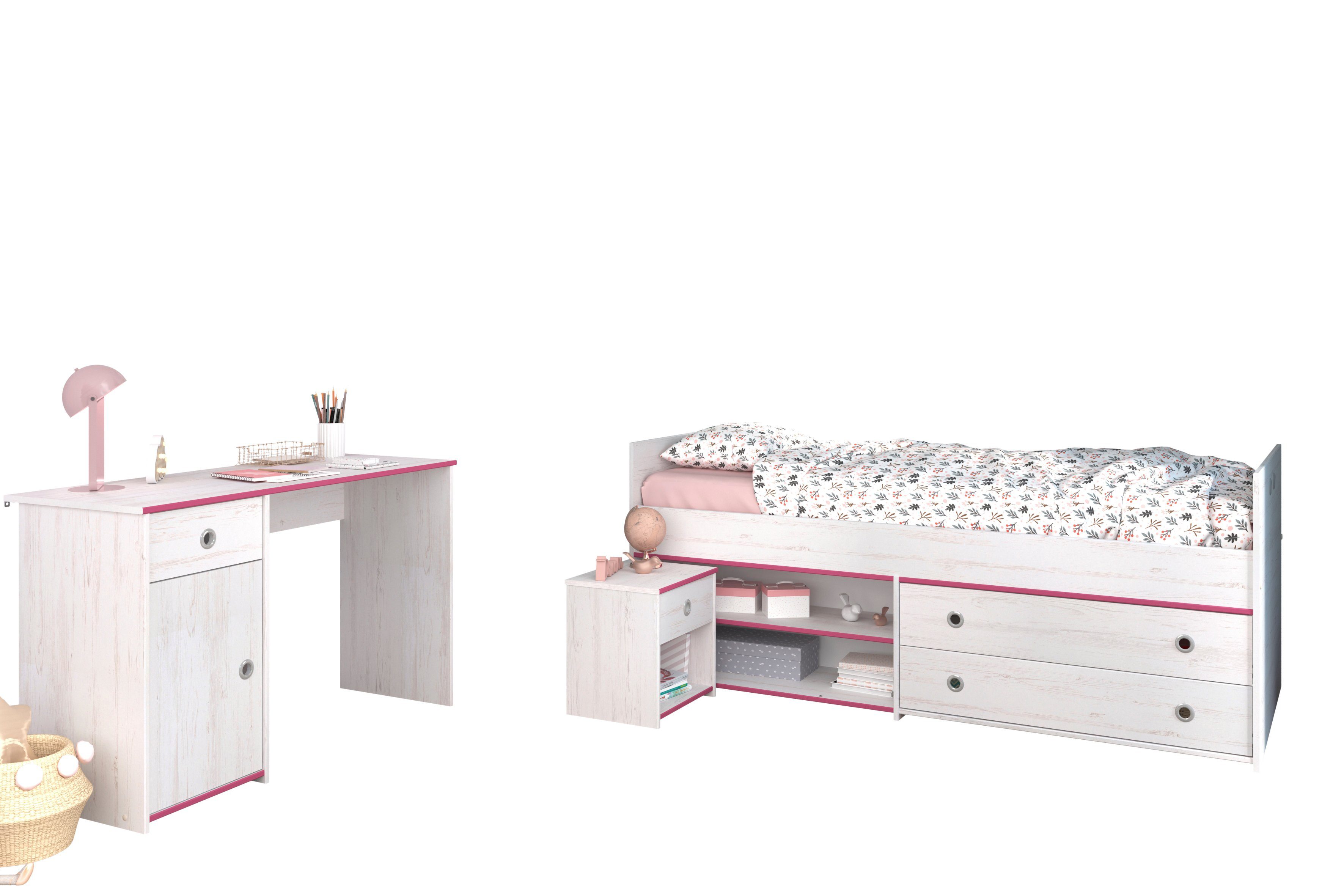 Parisot Jugendzimmer-Set Kinderbett Smoozy 27 Parisot günstig online kaufen