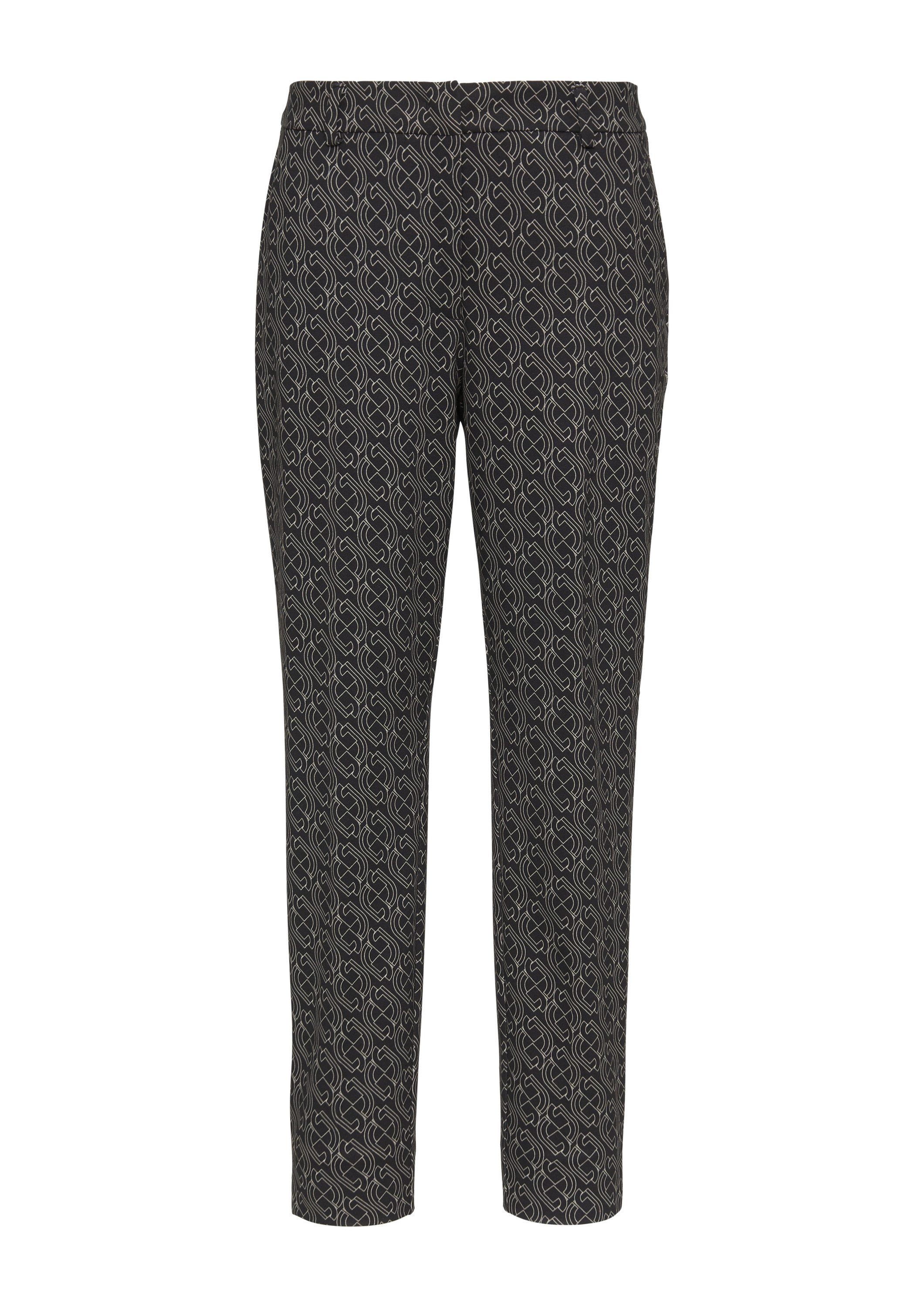comma 7/8-Hose Hose Gemusterte Cigarette-Pants aus günstig online kaufen