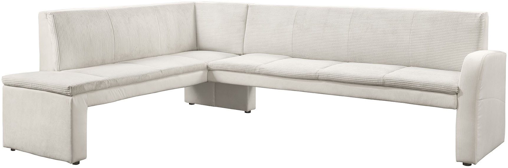 exxpo - sofa fashion Eckbank Cortado, elegant und modern mit hohem Sitzkomfort, hohe Bodenfreiheit, schöne Detailverarbeitung