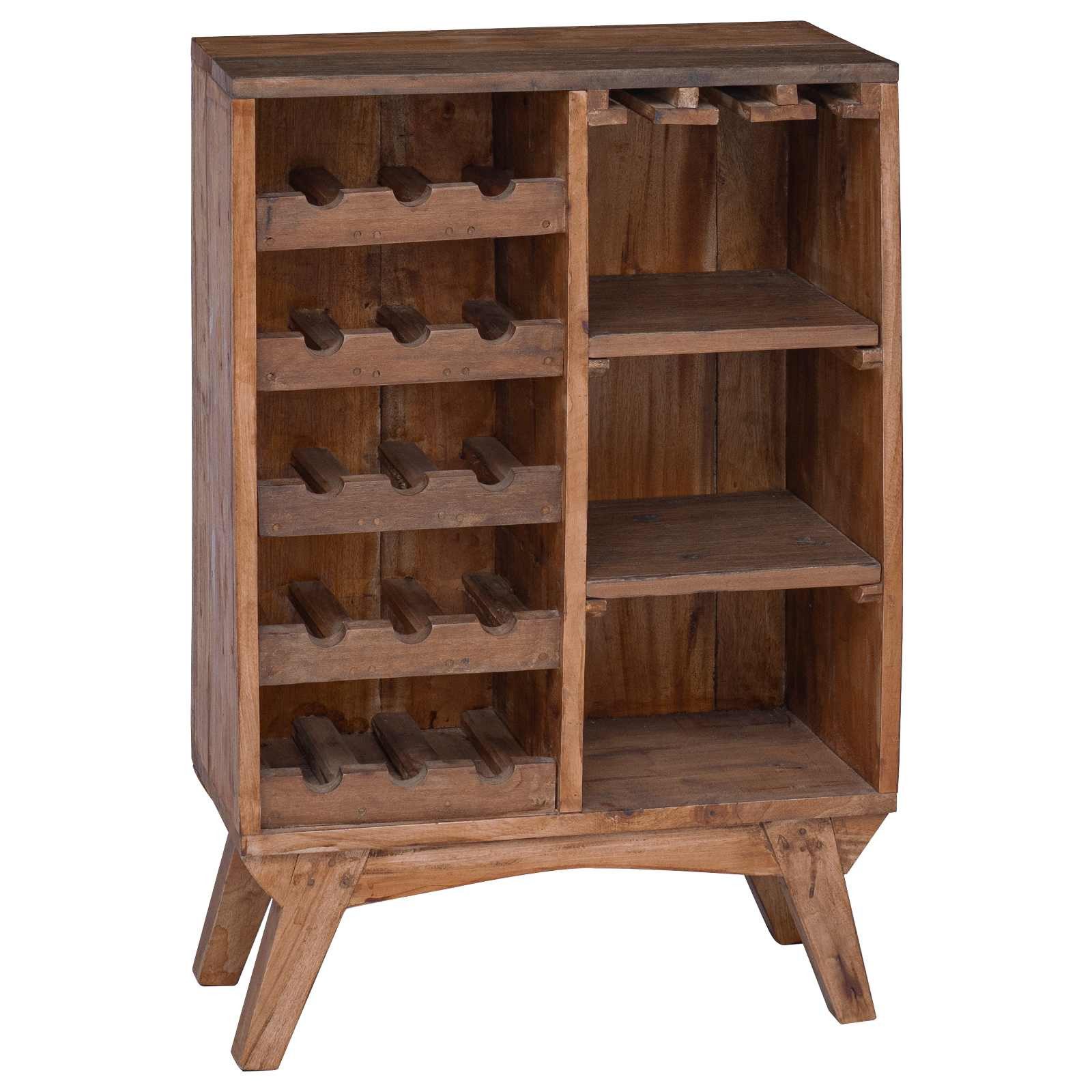 vidaXL Küchenorganizer-Set Regal Braun 60 x 30 x 90 cm Massives upgecyceltes Holz, (1-tlg)