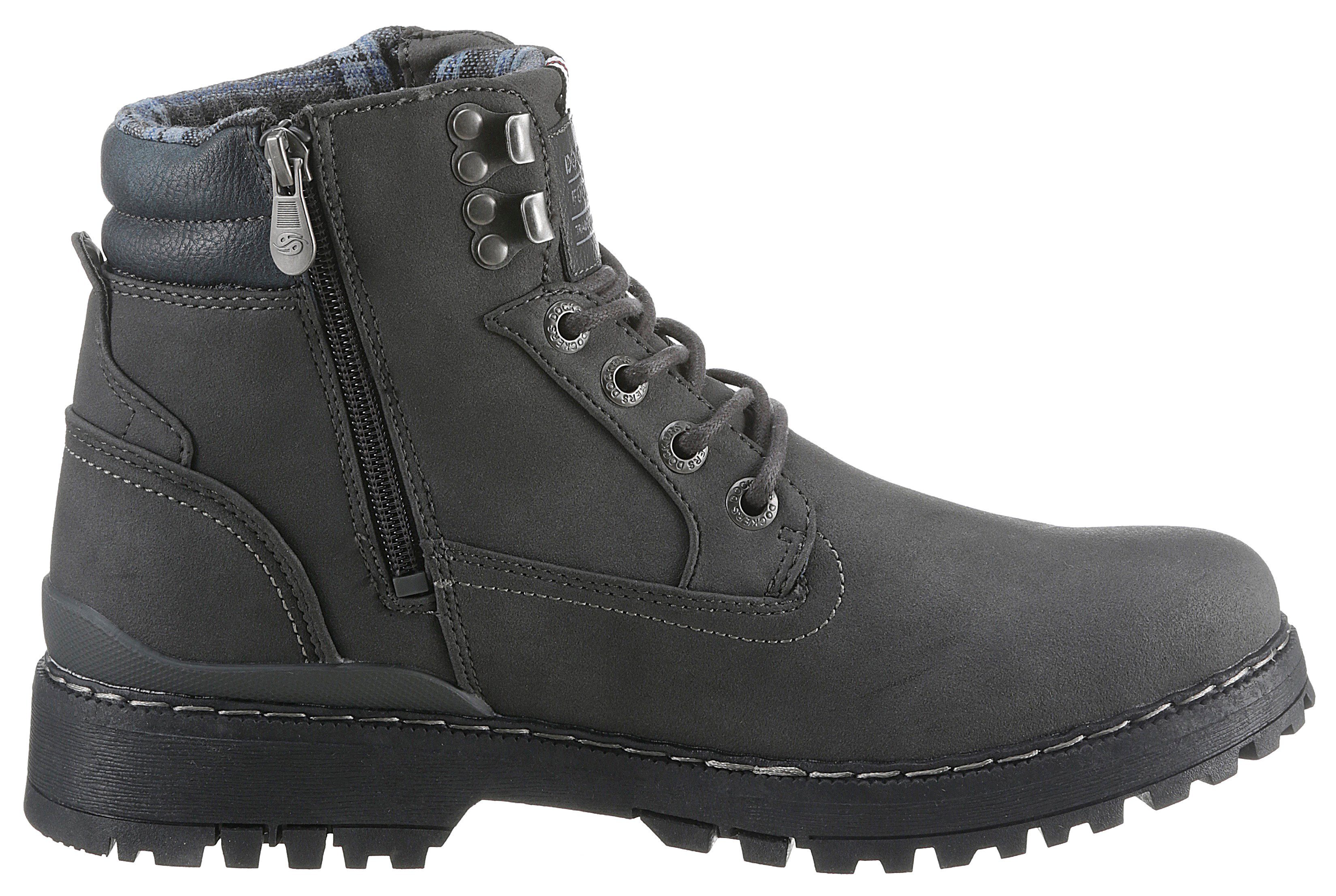 Dockers by Gerli Schnürboots Winterboots, Workerboots mit Profilsohle
