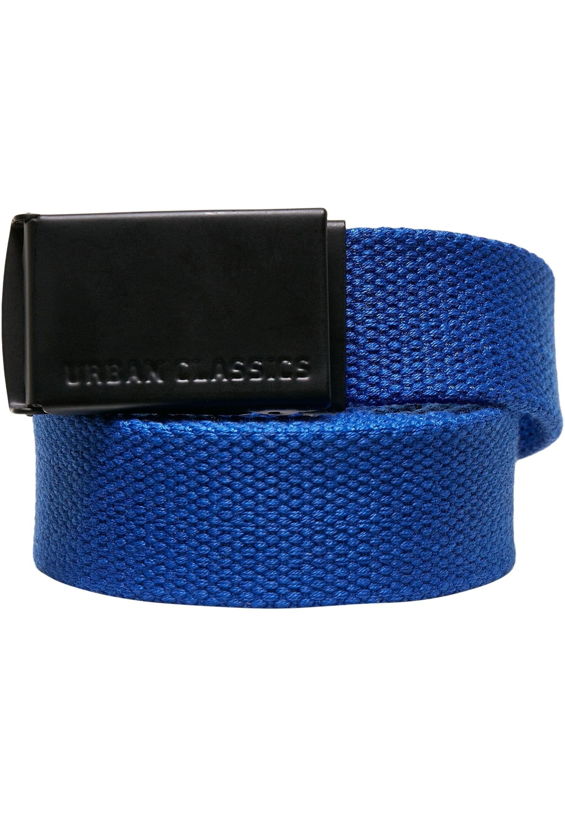 2-Pack Belt Canvas black-blue Hüftgürtel Unisex URBAN Kids CLASSICS