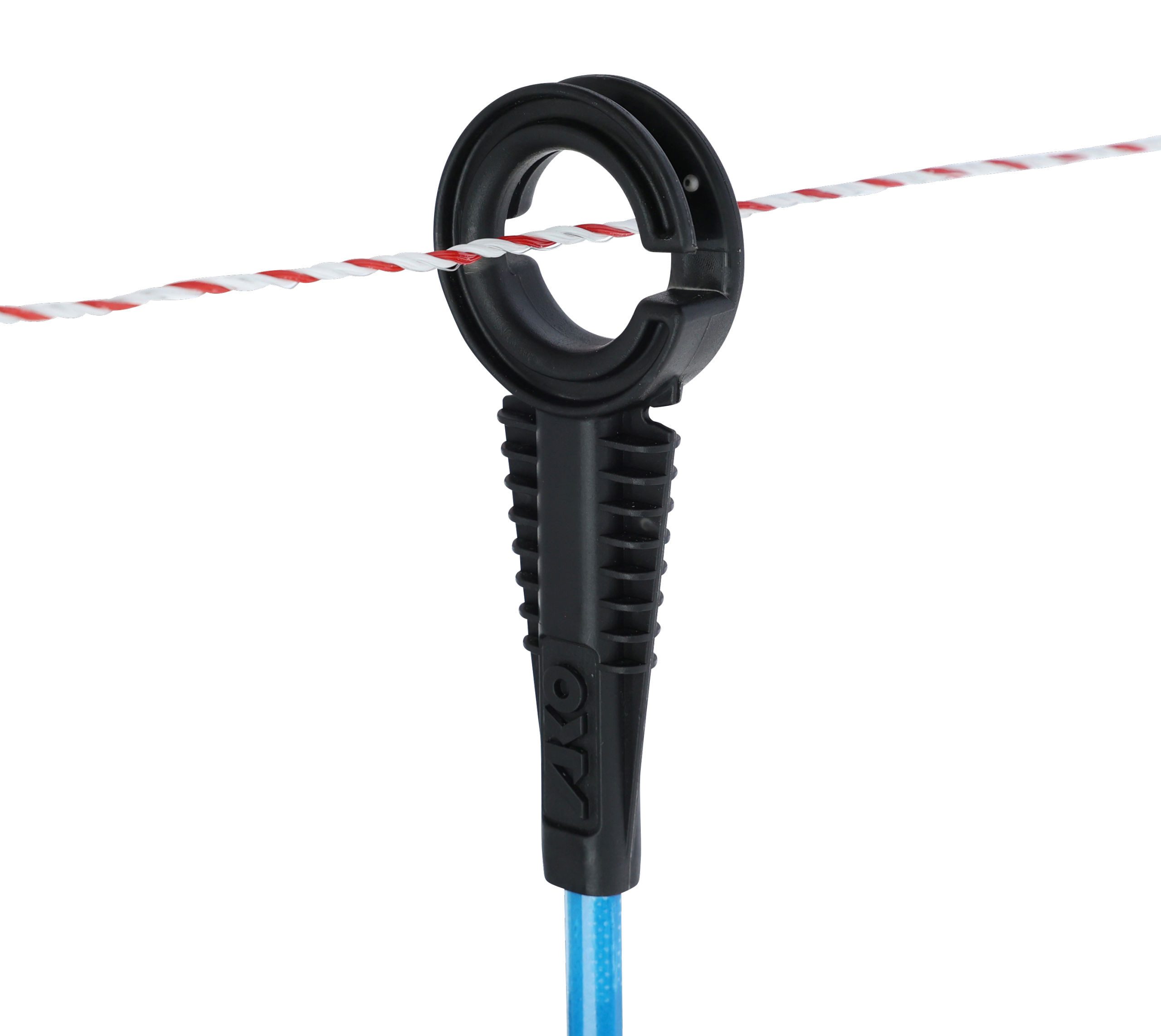 Kerbl Weidenzaun AKO Oval-Fiberglaspfahl Premium BLUE 110cm