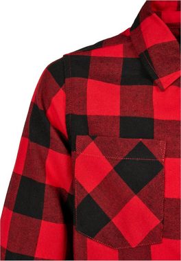 URBAN CLASSICS Langarmshirt Herren Boys Checked Flanell Shirt (1-tlg)