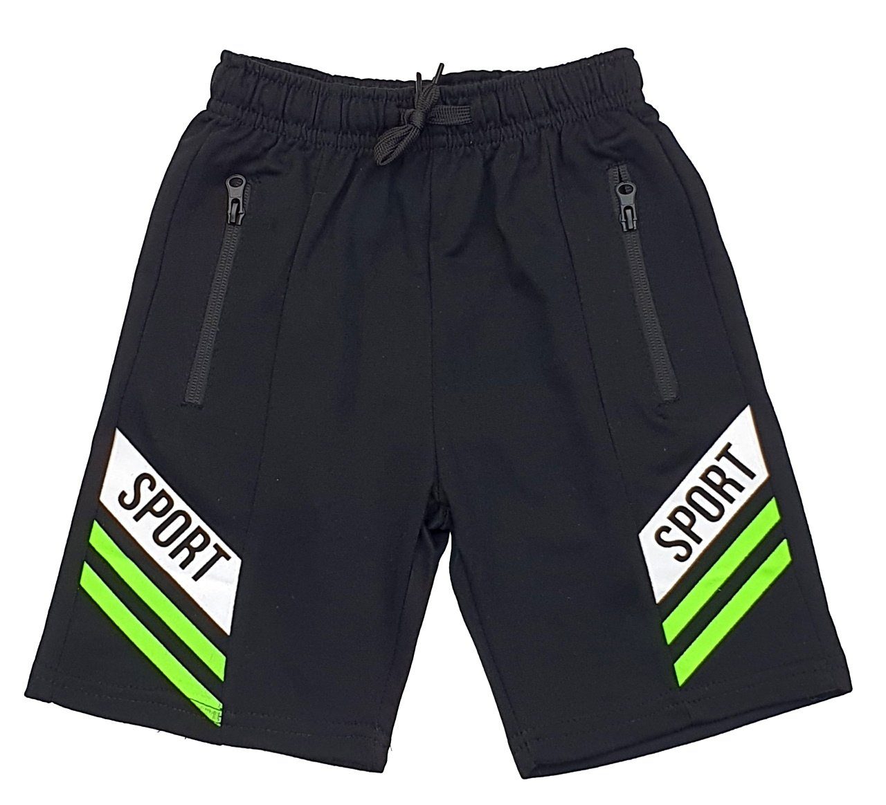 Fashion Boy Schwarz Sommerhose, J6300 Shorts, Sweatshorts, Sweatshorts