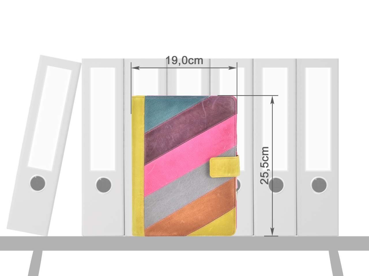 Greenburry Terminplaner Candy Shop, A5, Terminkalender, mit Kalender 2026, buntes Muster