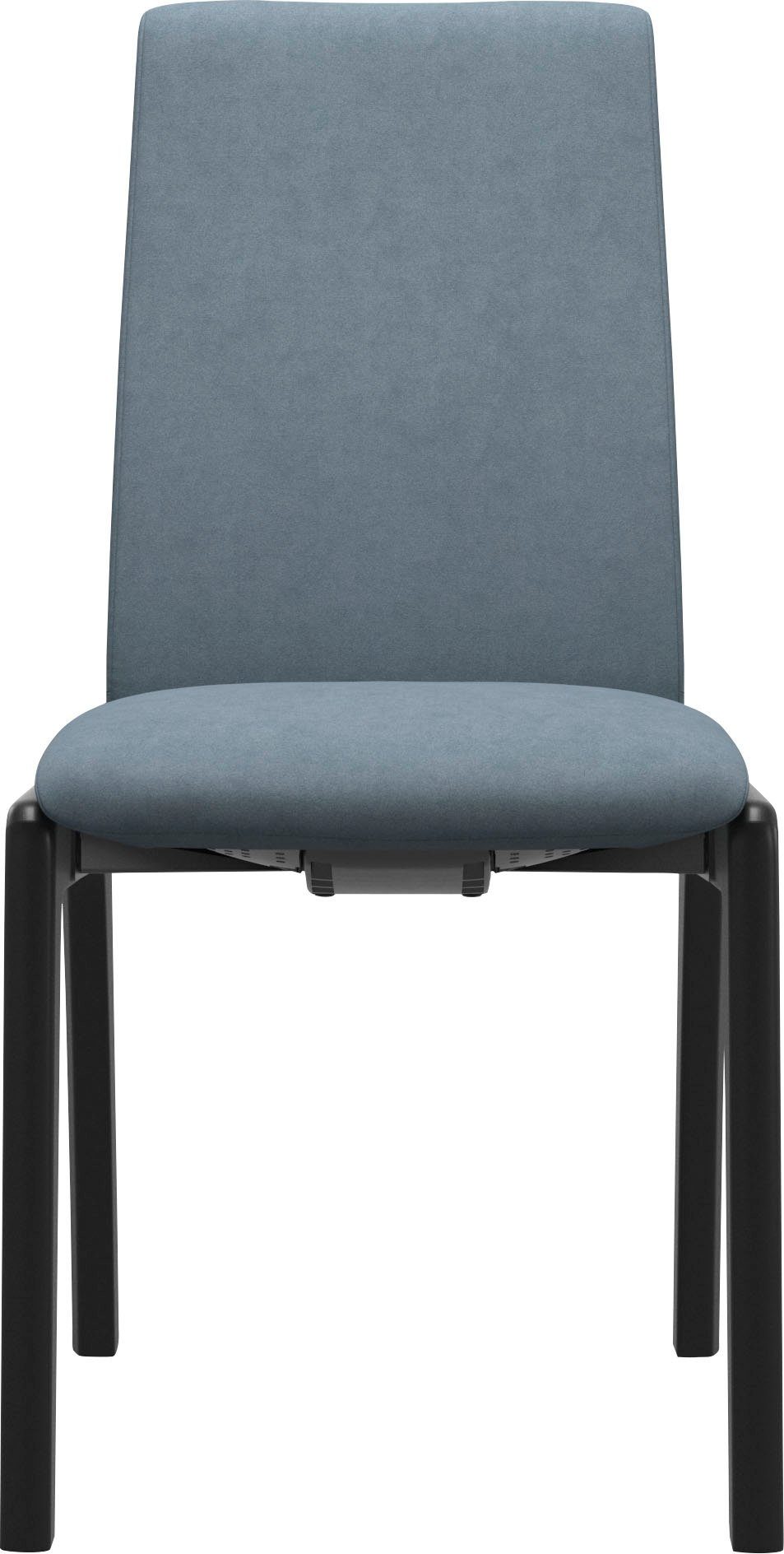Stressless® Polsterstuhl Laurel, Low Back, Größe M, mit abgerundeten Beinen in Schwarz