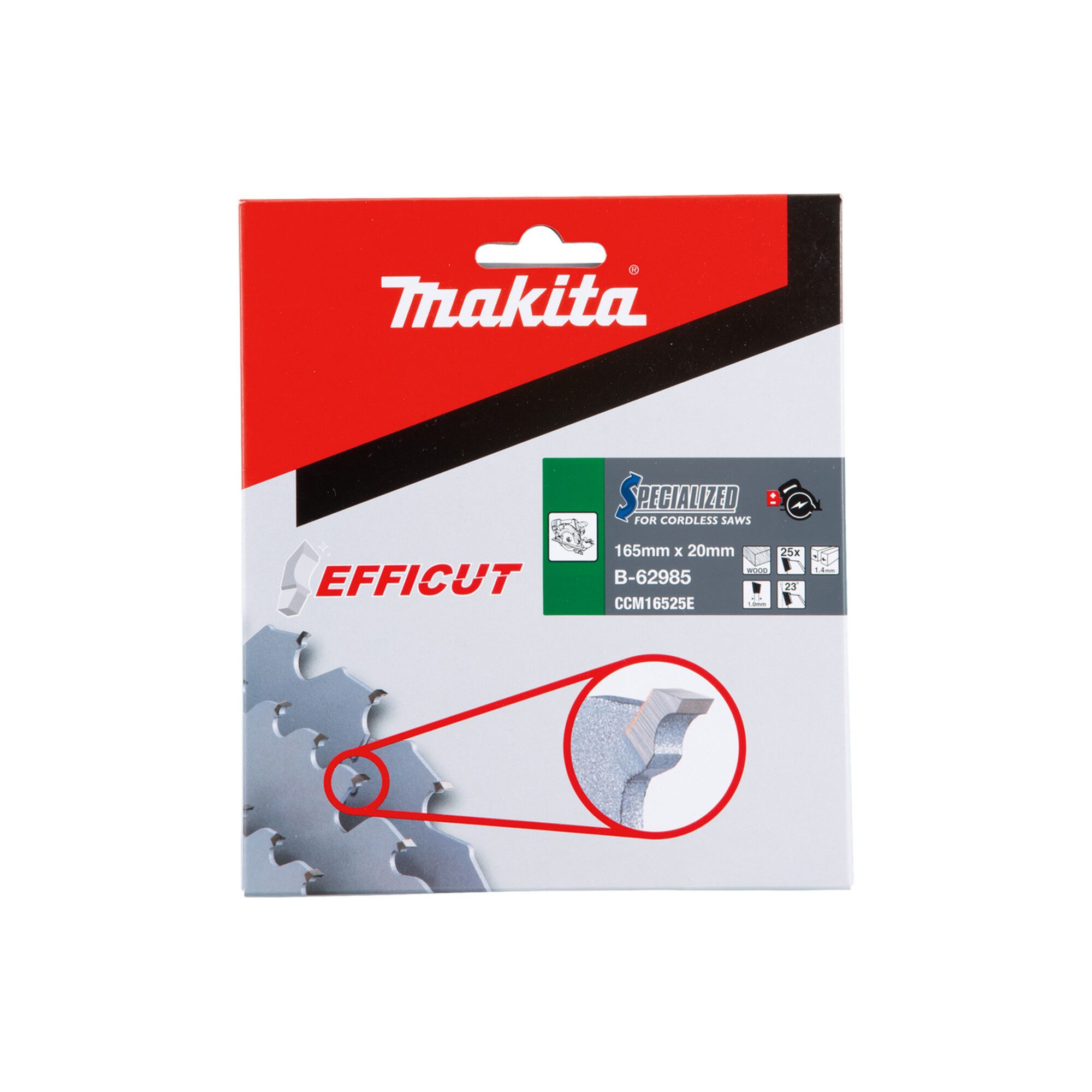 Makita Kreissägeblatt Makita SPECIALIZED Sägeblatt 165x20x25Z