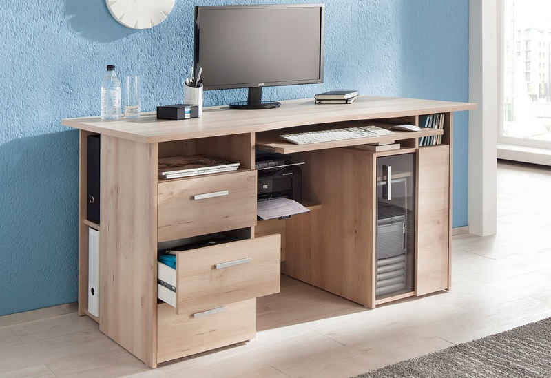 Maja Möbel Computertisch »Heide«, mit Tastaturauszug und Druckerfach
