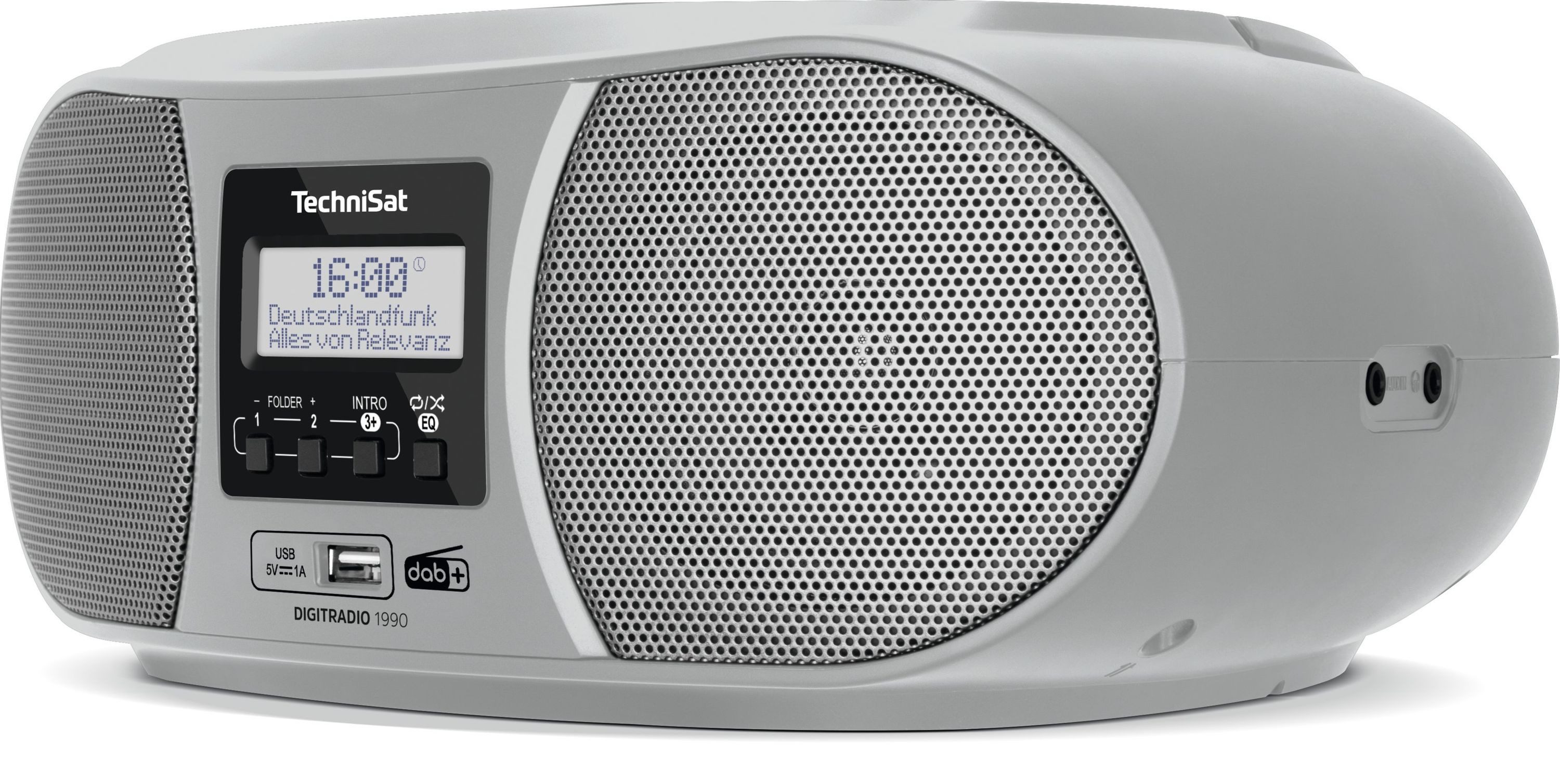 TechniSat DIGITRADIO 1990 Digitalradio (DAB) (Digitalradio (DAB), FM-Tuner mit RDS, 3 W, CD-Player, Bluetooth)