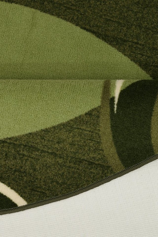 Teppich »Loures«, THEKO, rund, Höhe 6 mm, Kurzflor, mit moderner Bordüre, Wohnzimmer-kaufen