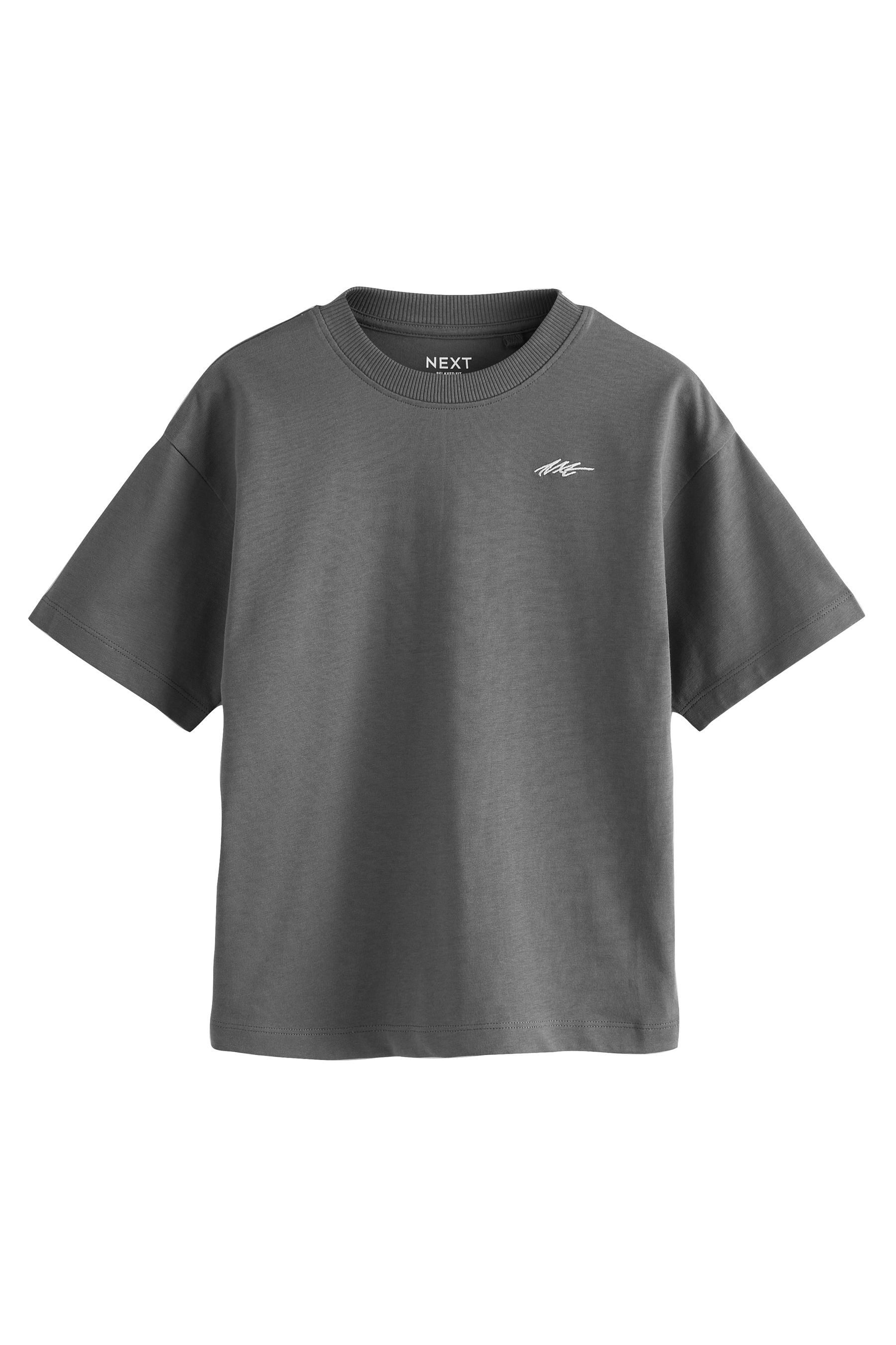 Next T-Shirt T-Shirt mit Grafik und kurzen Ärmeln, 4er-Pack (4-tlg)