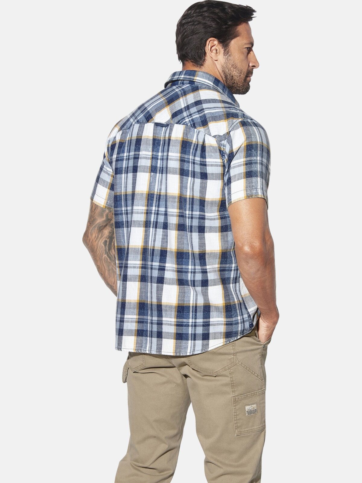 Jan Vanderstorm Kurzarmhemd INGOLOF im Karo-Design günstig online kaufen