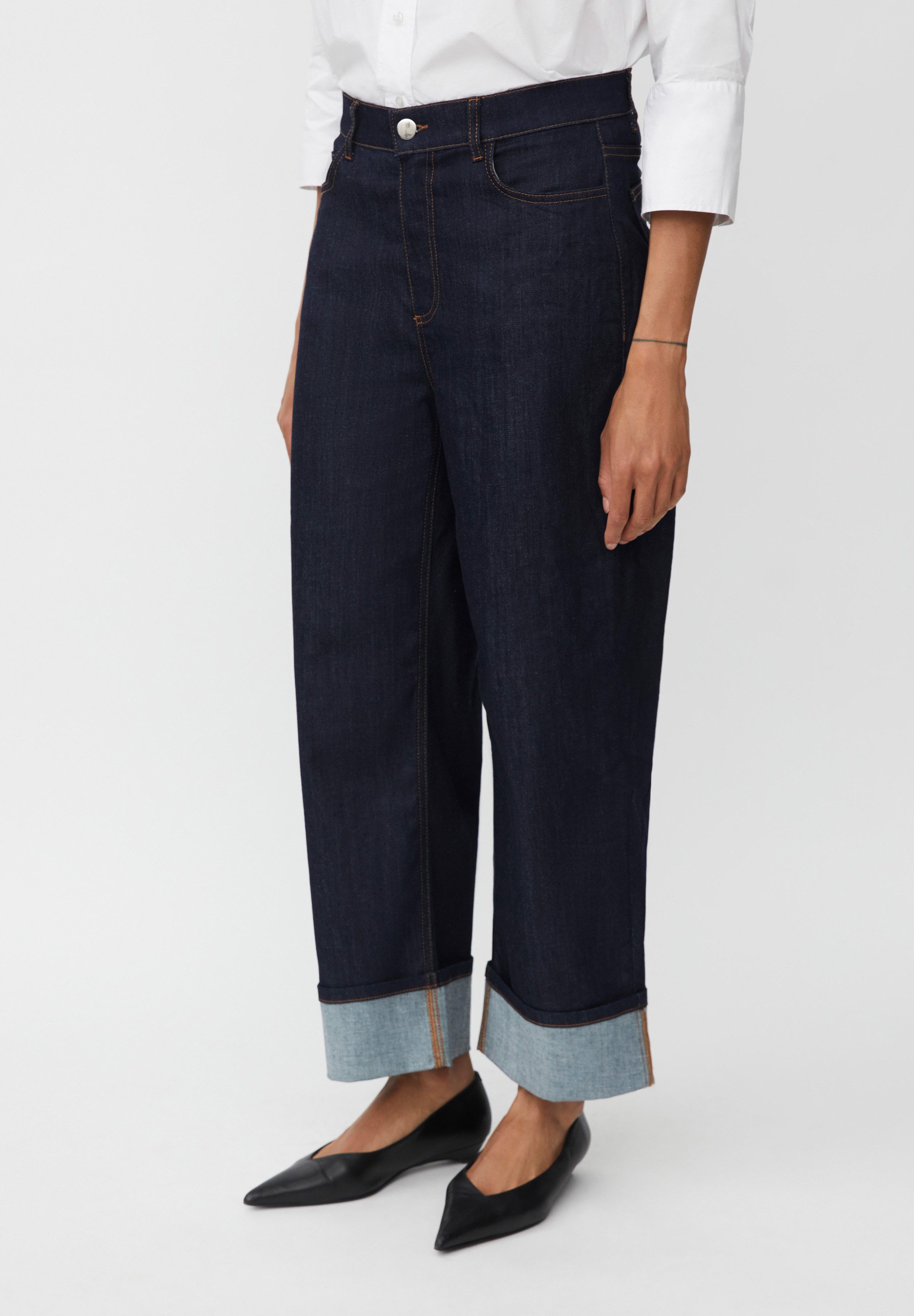 Masai 7/8-Jeans MaPalvessa Viel Stretch, breiter Beinumschlag günstig online kaufen