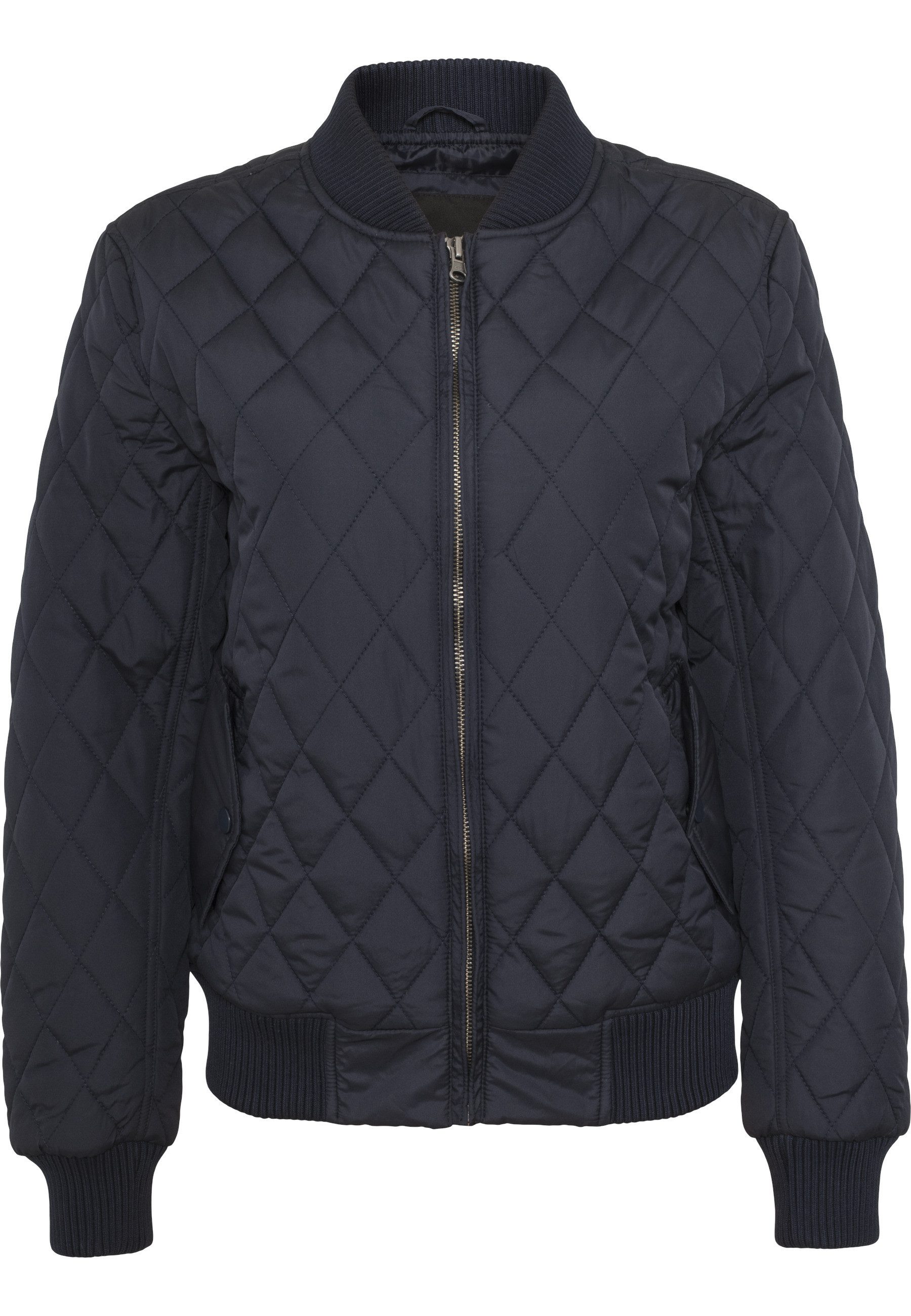 Urban Classics Allwetterjacke Urban Classics Damen Ladies Diamond Quilt Nylon Jacket (1-St)