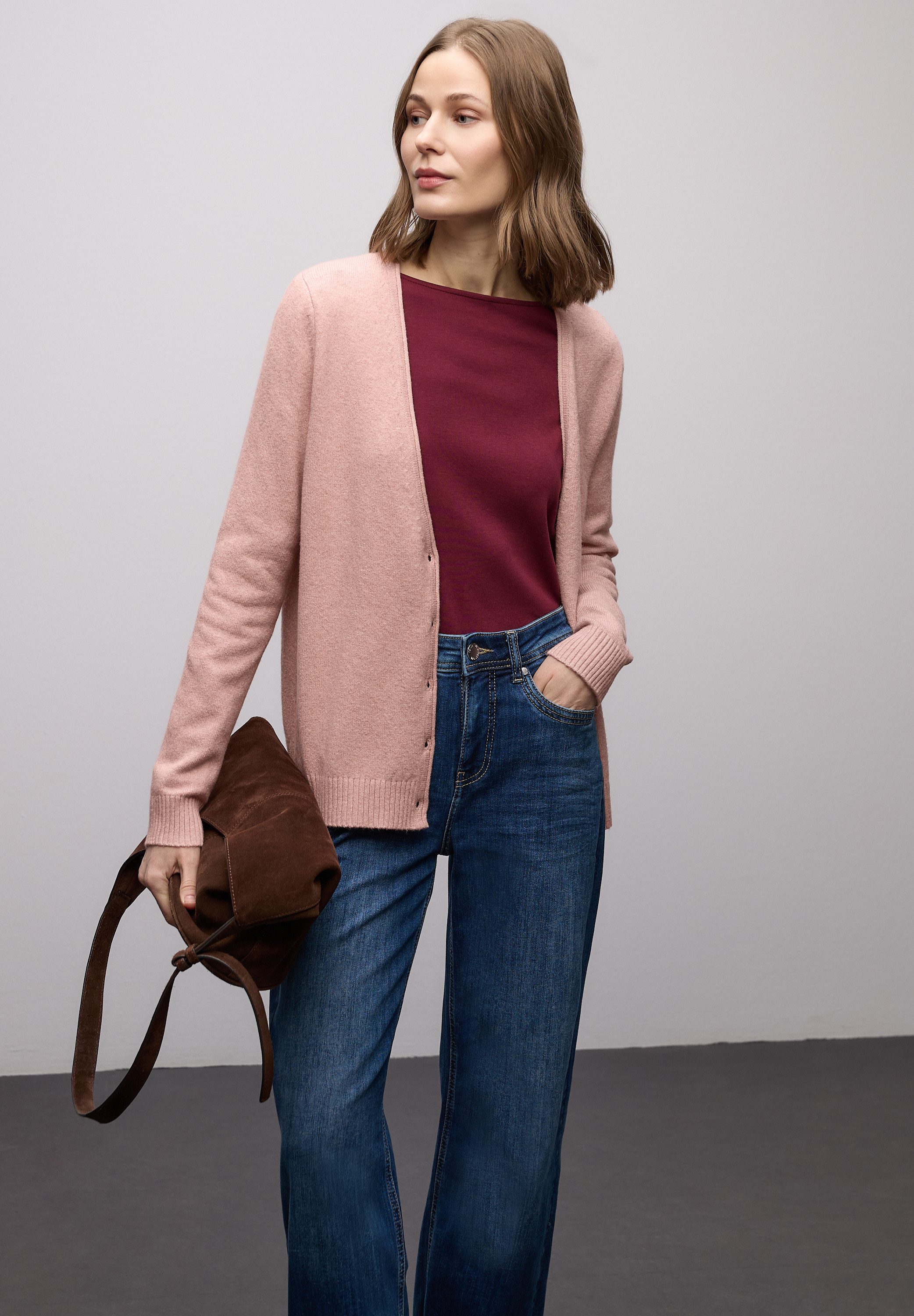 STREET ONE Cardigan mit V-Ausschnitt