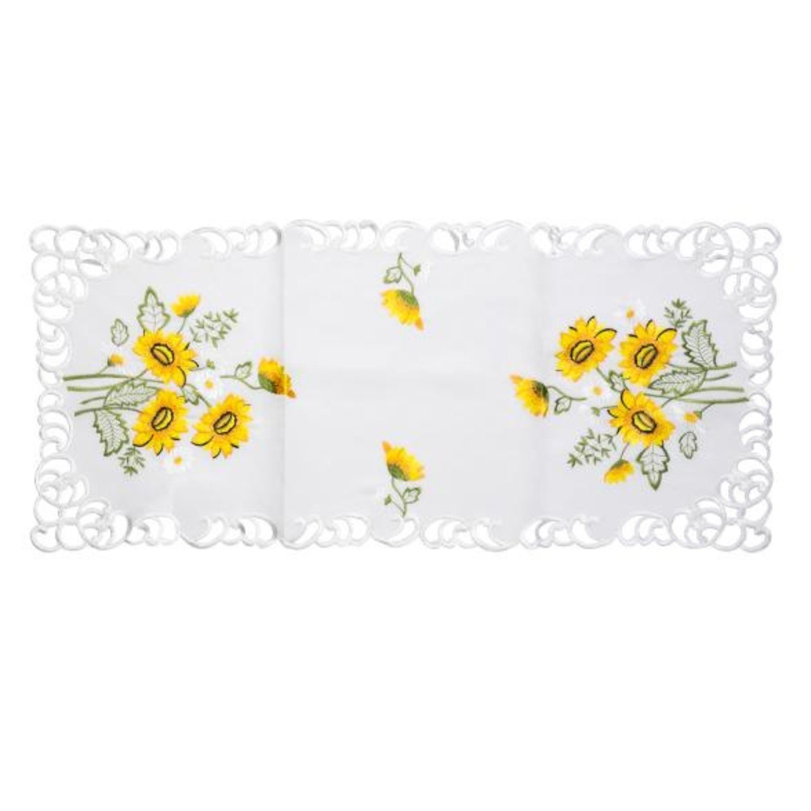 Gelber Blumenstrauß, Tischläufer Tischdecke 90 cm x HTI-Living Tischläufer 40