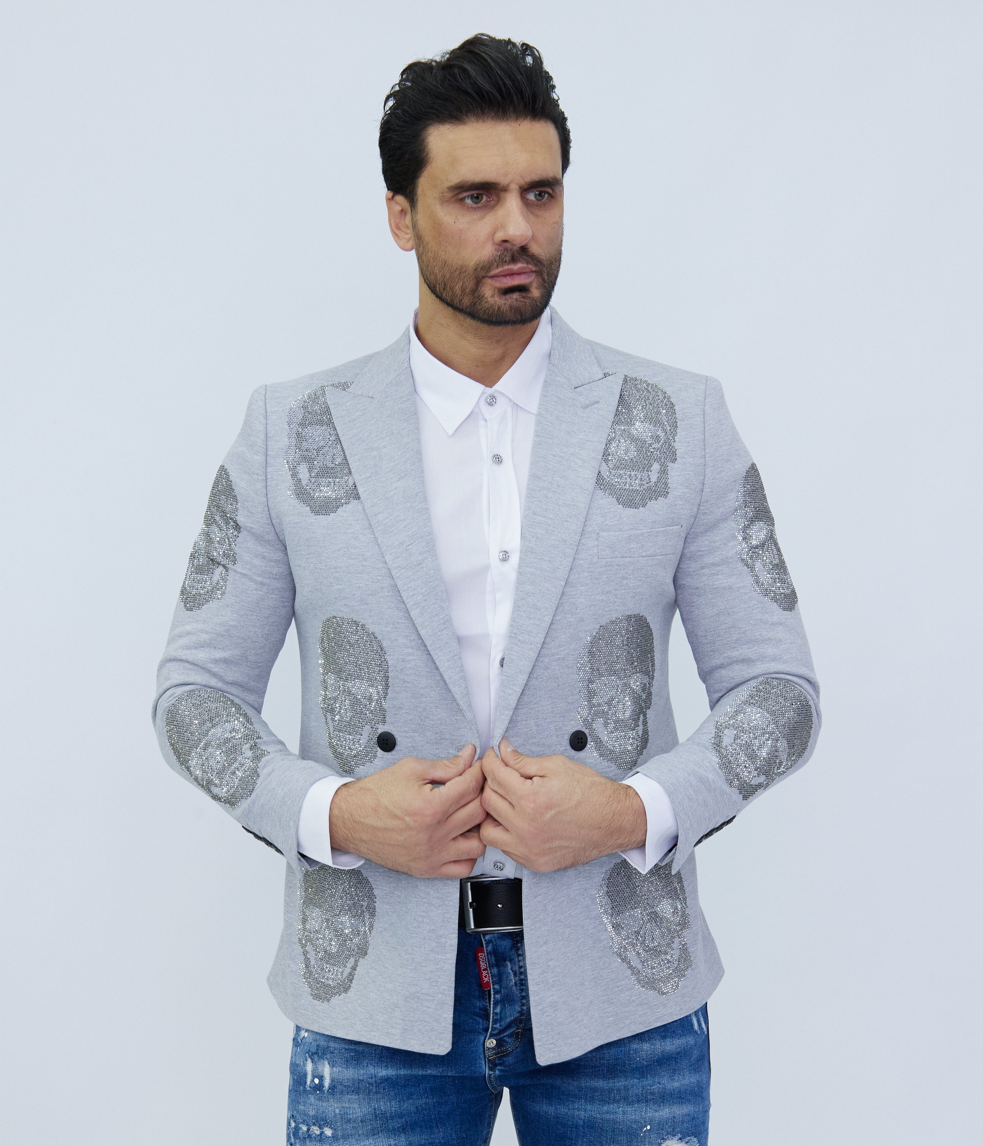 Denim Distriqt Sakko Elegantes Herren Strass günstig online kaufen