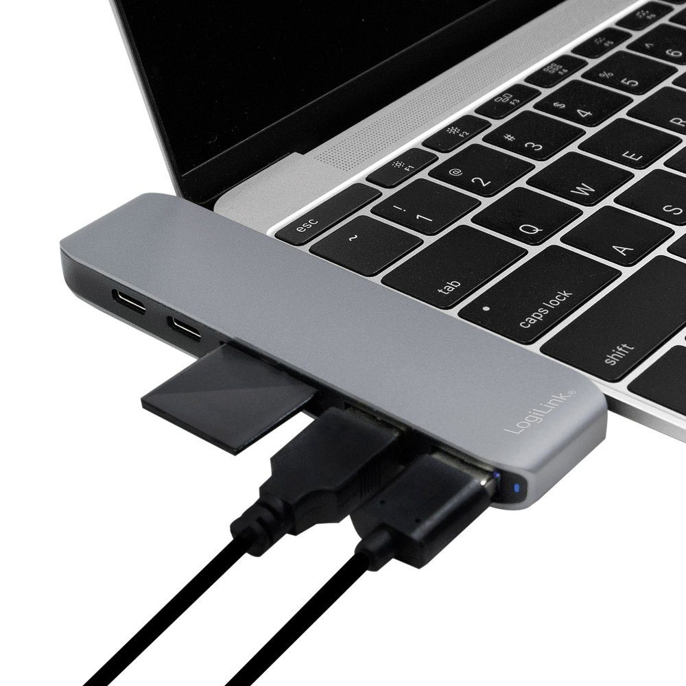 LogiLink Laptop-Dockingstation LogiLink USB-C® Dockingstation UA0302 Passend für Marke Dockingstatio
