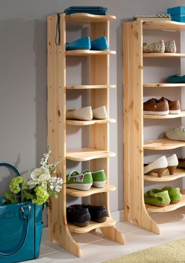 Home affaire Schuhregal »Twist«, klein, Platz für ca. 7 Paar Schuhe