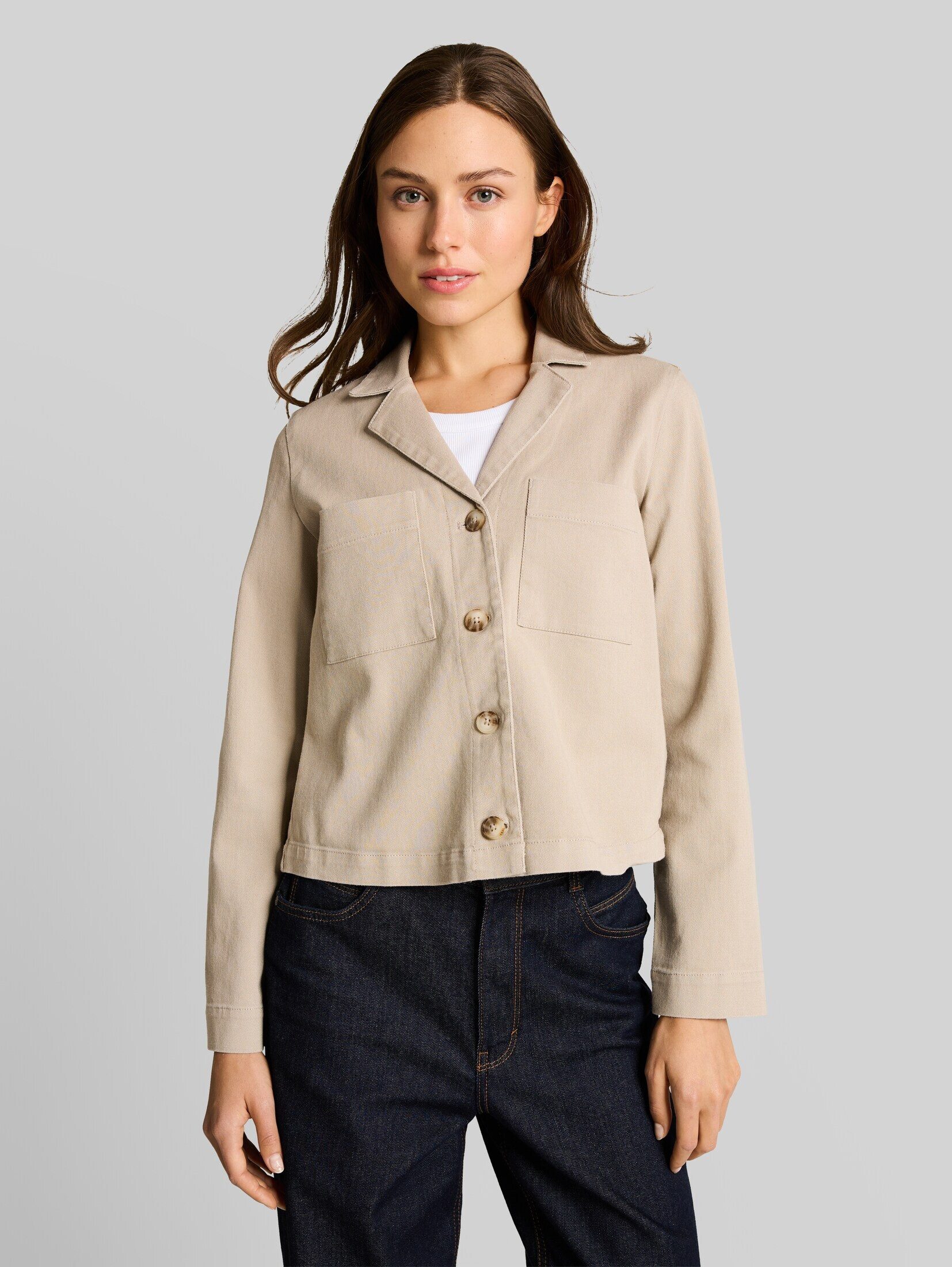 TOM TAILOR Jackenblazer Blazer Regular Fit Jacke mit Brusttaschen