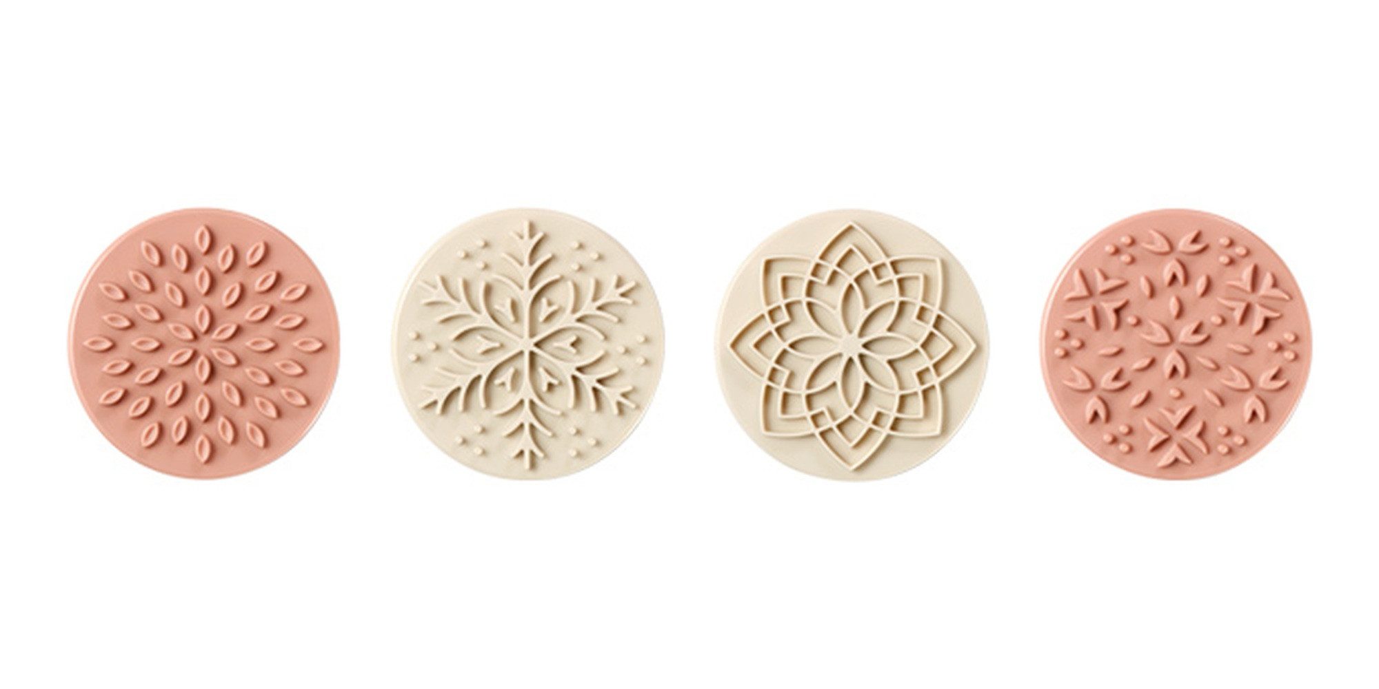 Tescoma Ausstechform Dekorierstempel für Kekse und Lebkuchen DELÍCIA, Set 4 St.