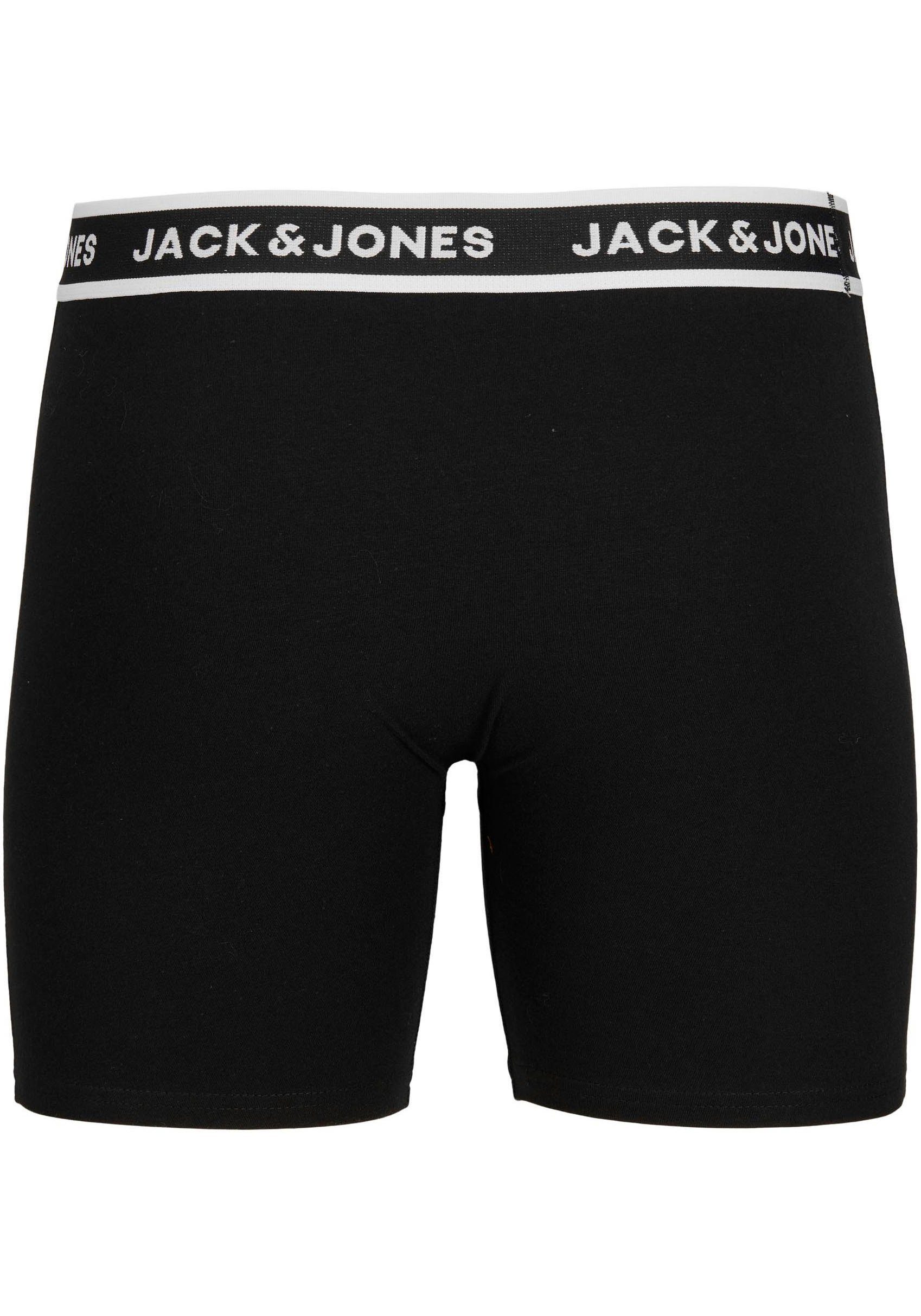black Jones (Packung, JACSOLID BOXER PACK 3 NOOS Boxershorts BRIEFS & 3-St) Jack