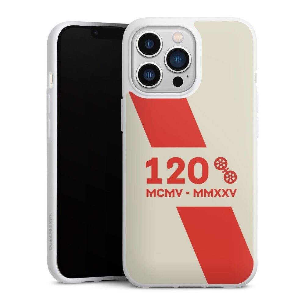 DeinDesign Handyhülle 1. FSV Mainz 05 E.V. 120 Jahre Bundesliga, Apple iPhone 13 Pro Silikon Hülle Bumper Case Handy Schutzhülle
