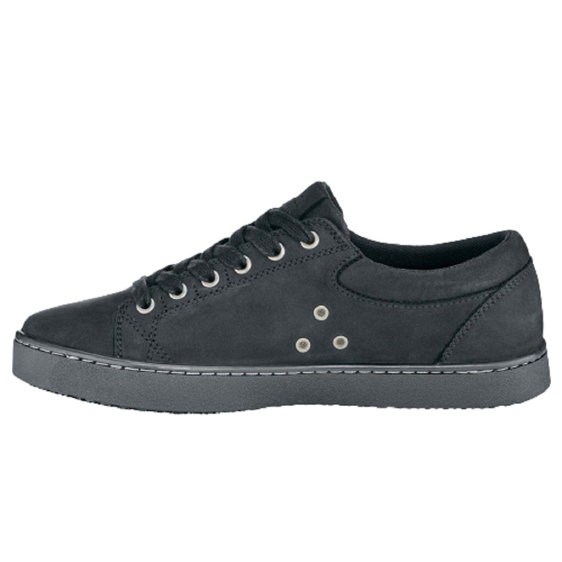 Shoes For Crews MOZO für Sneaker Leder, Finn Sicherheitsschuh rutschhemmend, schwarz antistatisch extrem Herren