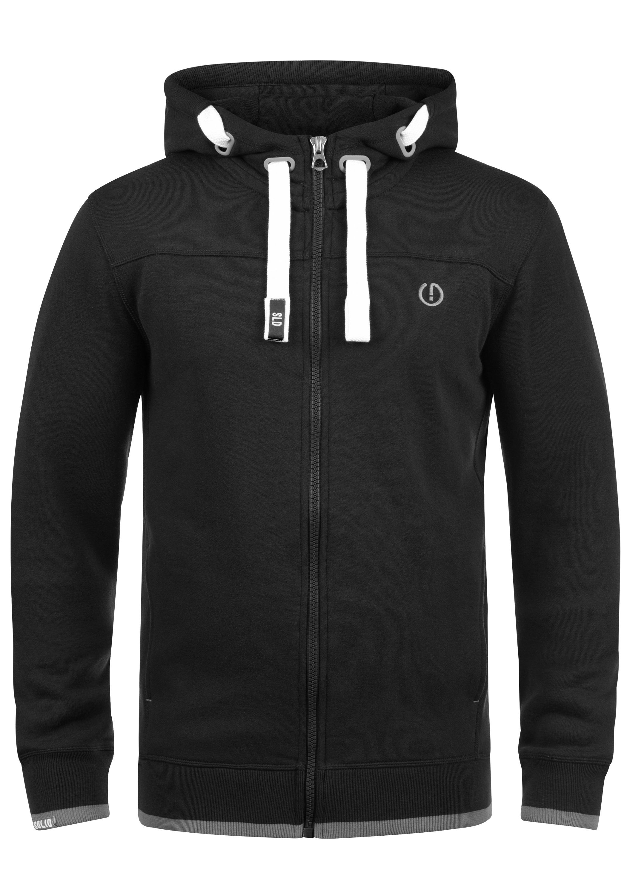 !Solid Kapuzensweatjacke SDBenjaminZip Sweatjacke Black (9000)