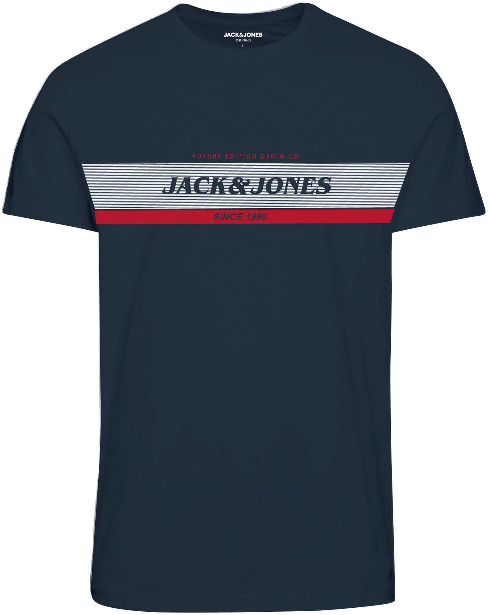 Jack & Jones Junior Rundhalsshirt JJALEX TEE SS CREW NECK JNR navy blazer | T-Shirts
