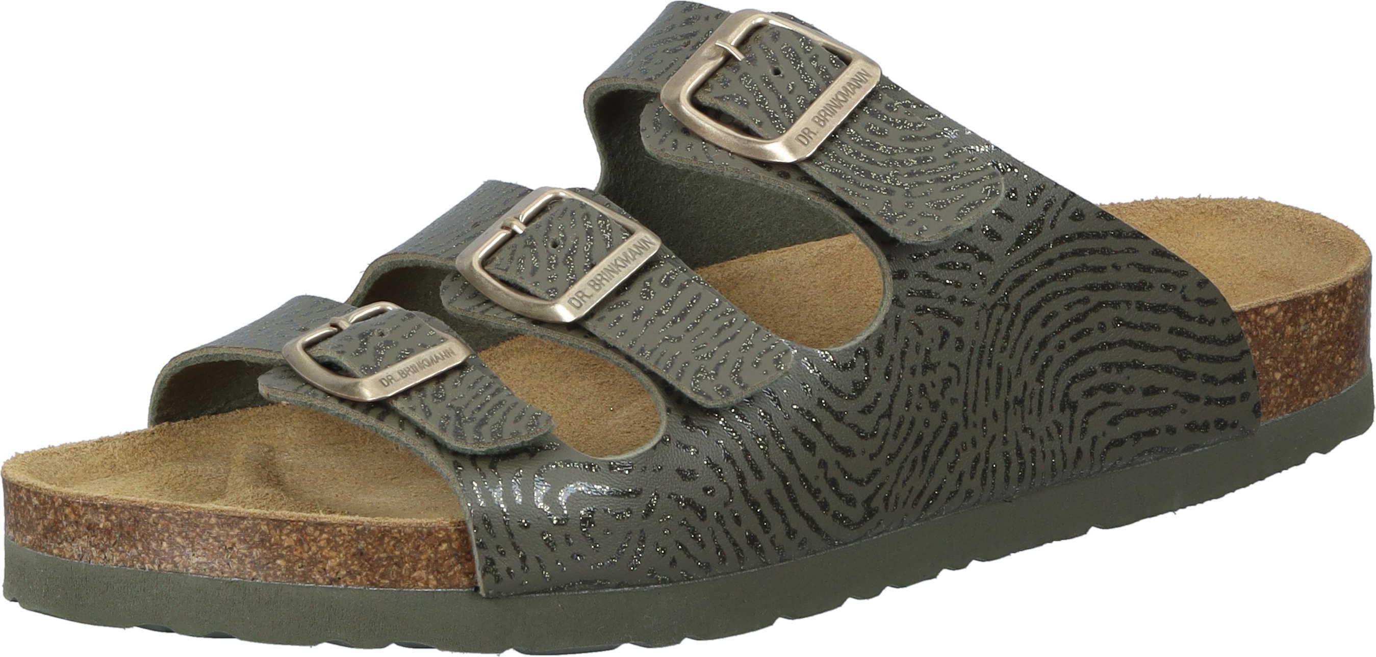 Dr. Brinkmann Pantoletten Pantolette aus strapazierfähigen Gewebefasern