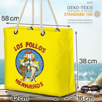 VOID Strandtasche (1-tlg), Los Pollos Shopper Beach Bag bad walter breacking chicken
