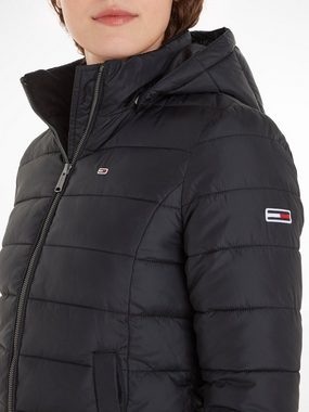 Tommy Jeans Steppjacke TJW BASIC HOODED JACKET mit Aufhänger am Kragen