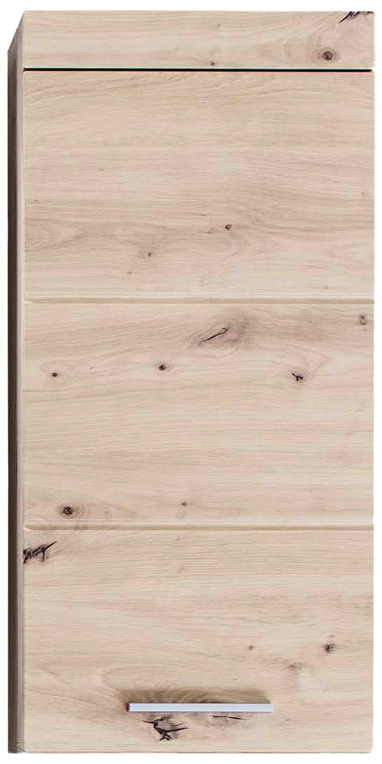 trendteam Hängeschrank AMANDA, Asteiche Dekor, 1 Tür, 2 Ablageflächen, Badmöbel, B 37 x H 77 x T 23 cm Braun | Spiegelschränke