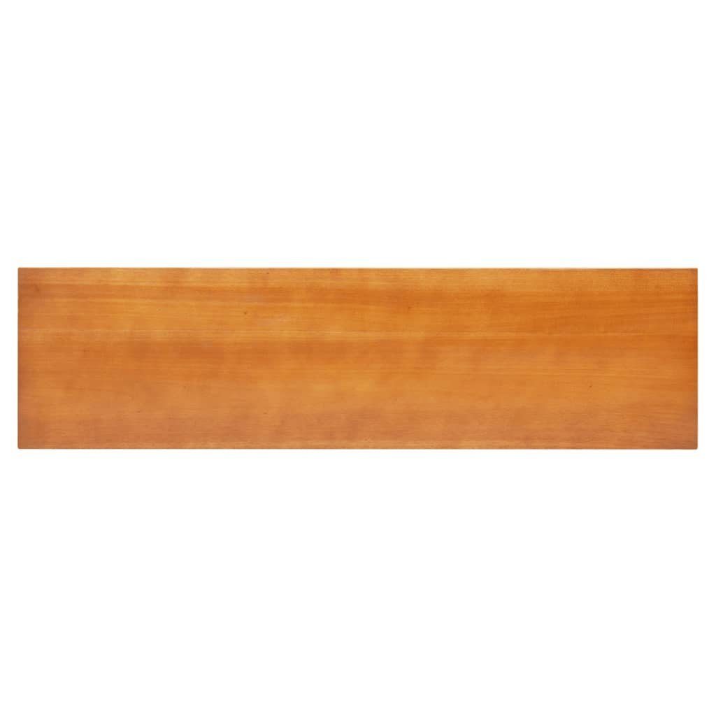 vidaXL Konsolentisch Beistelltisch cm Mahagoni (1-St) 110x30x75 Massivholz