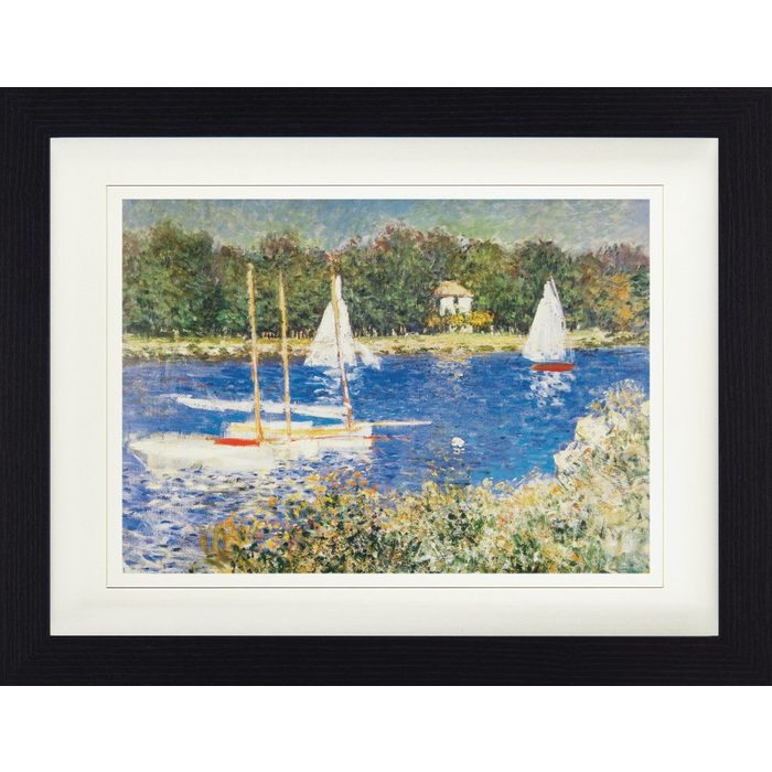 1art1 Bild mit Rahmen Claude Monet - Das Seinebecken Bei Argenteuil 1874