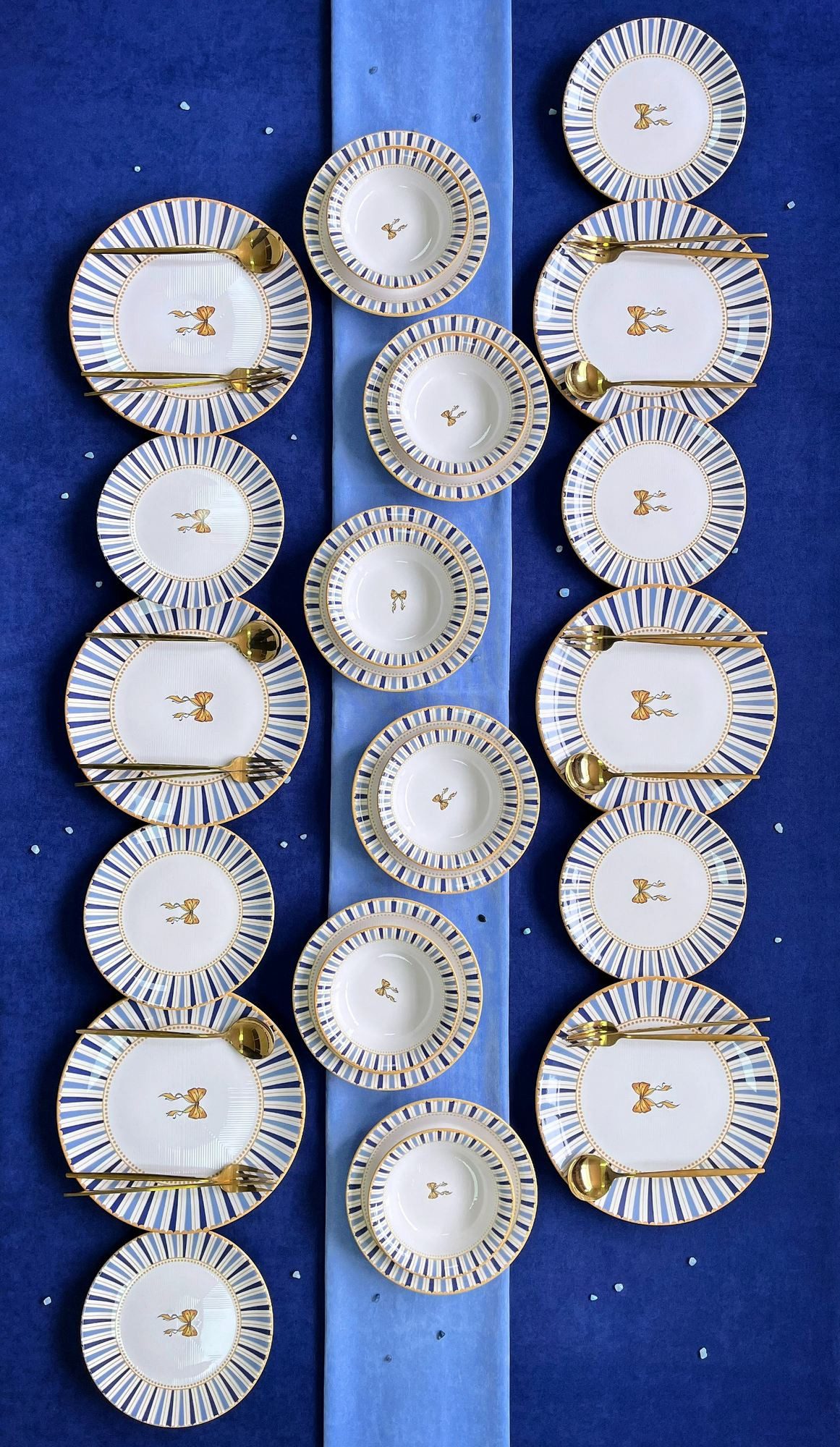 Hermia Concept Geschirr-Set (24-tlg), 6 Personen, Keramik, Alltagstaugliches Zeitloses Keramik-Design