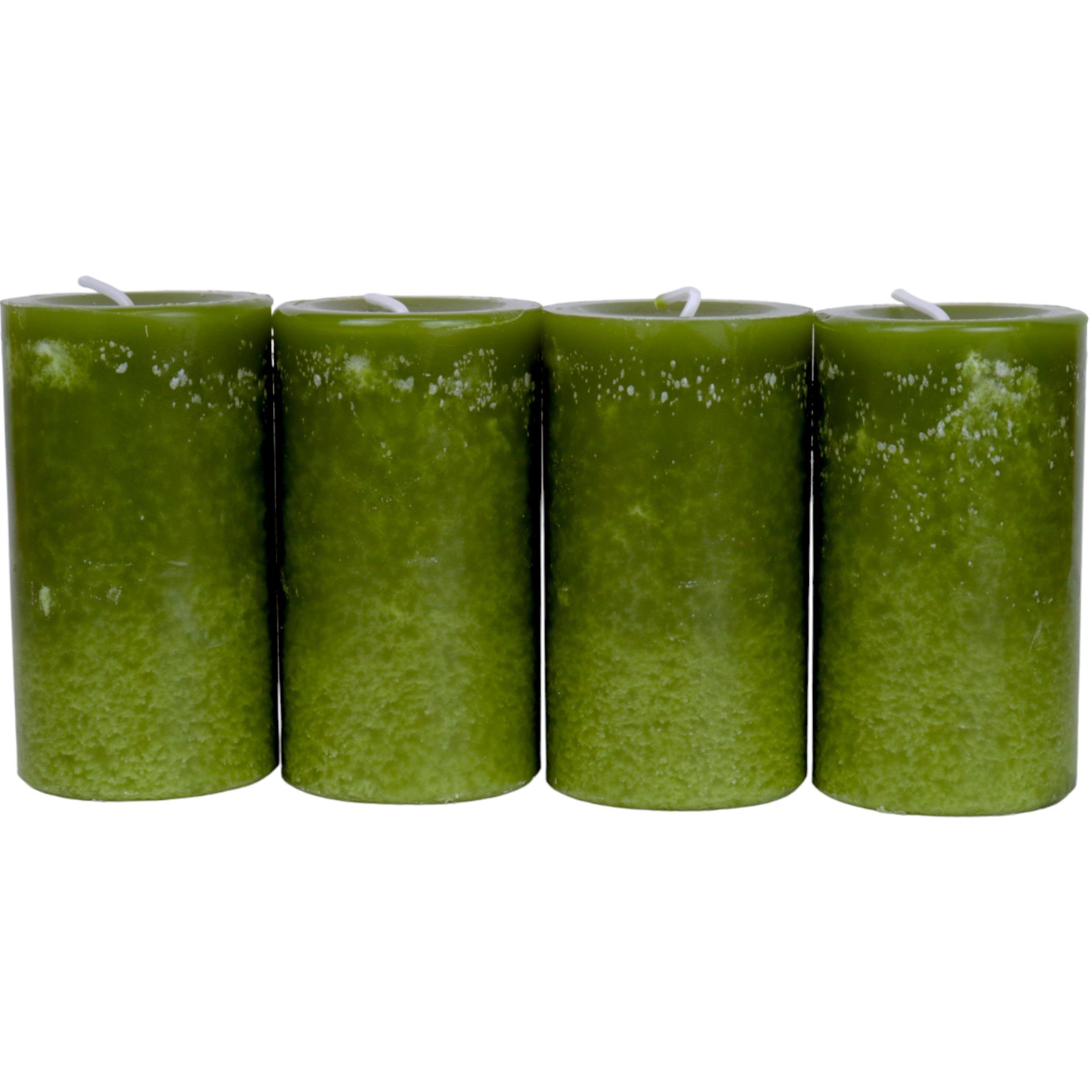 DekoTown Stumpenkerze 4 Stumpenkerzen, 9x5 cm, günstig online kaufen