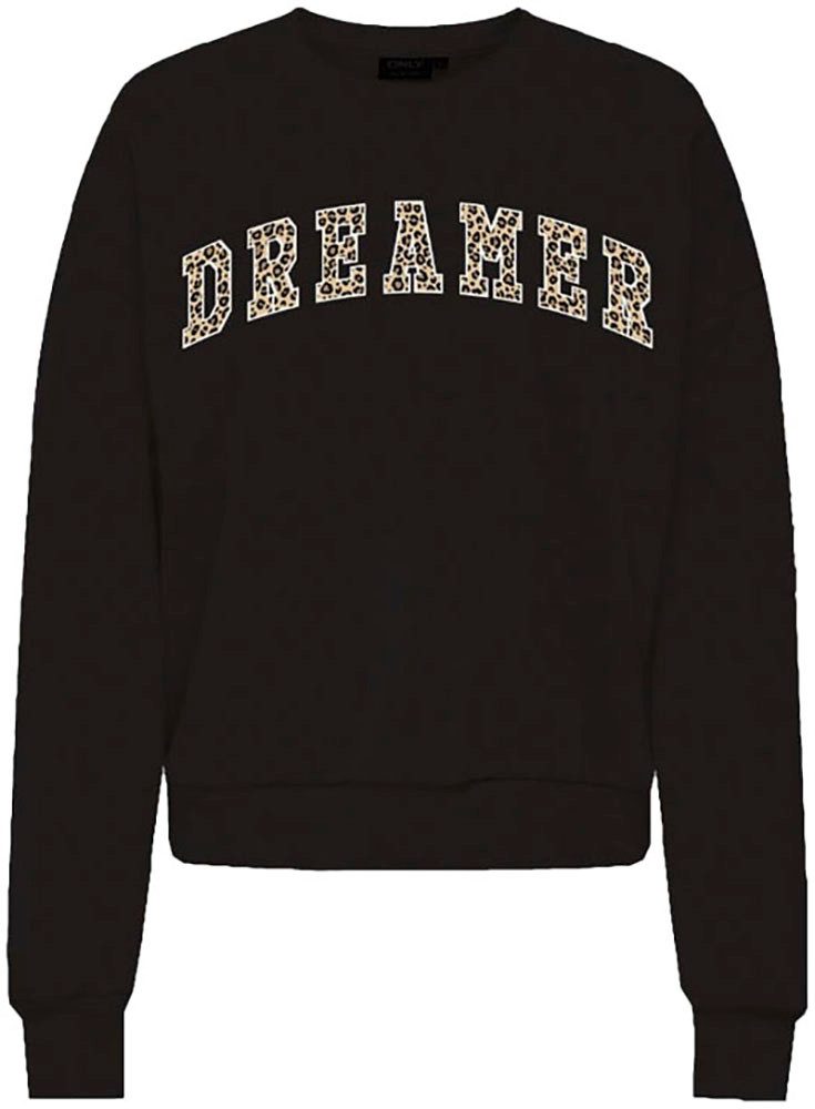 ONLY Sweatshirt ONLJOANA L/S LEO O-NECK günstig online kaufen