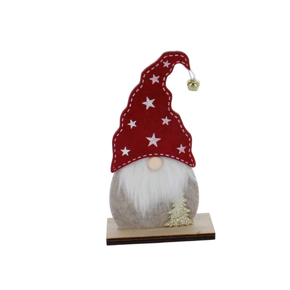 MICA Weihnachtsfigur Standdeko Wichtel mit Sternenmütze - ca. 9 x 4 x 15,5 günstig online kaufen