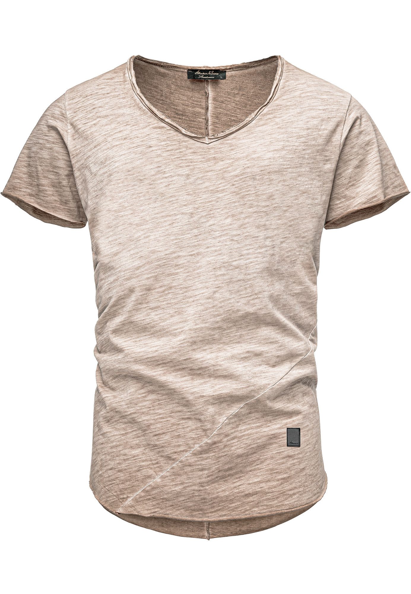 Amaci&Sons T-Shirt NYC Basic Oversize T-Shirt günstig online kaufen