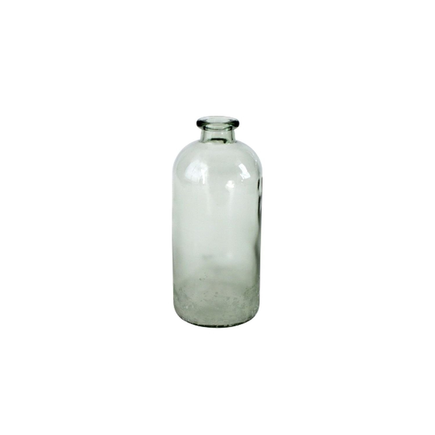 Werner Voß Dekovase Bodenvase Bottle - - grün-gefrostet cm 11x25 Glas 
