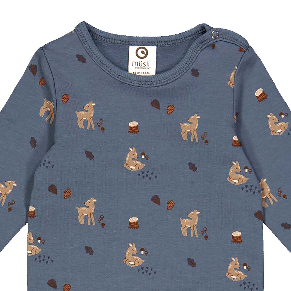 Müsli Langarmbody 1582068200 Jungen (1-tlg) Langarm Einteiler, Body, Longsleeve-Body, Bodysuit, Stretchbody