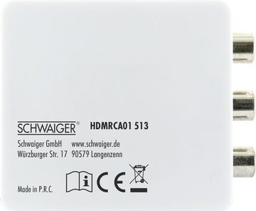 Schwaiger HDMRCA01 513 HDMI-Adapter zu CINCH Buchse, HDMI Buchse