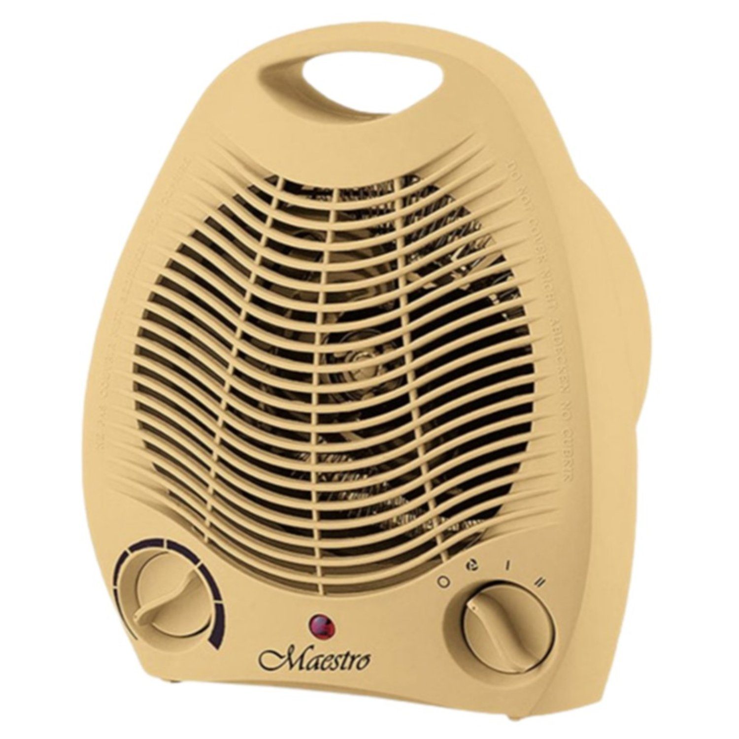 Maestro Elektroheizkörper Grau/Beige 2000W Heizlüfter MR-920, 2000 Heizlüfter W,