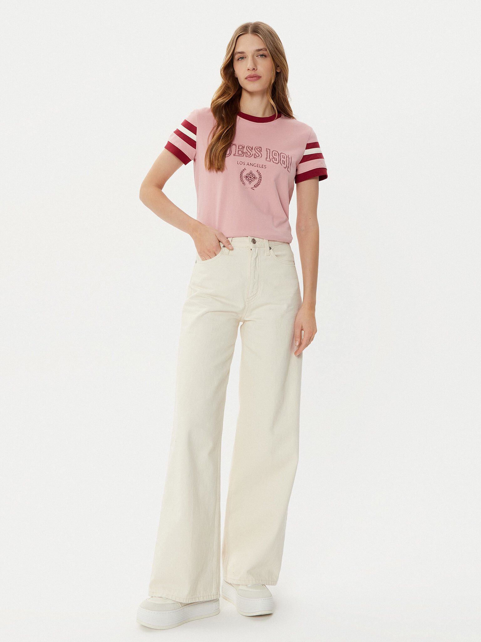 Guess T-Shirt - SUZANNE SS VN T-SHIR - T-Shirt - Kurzarmshirt