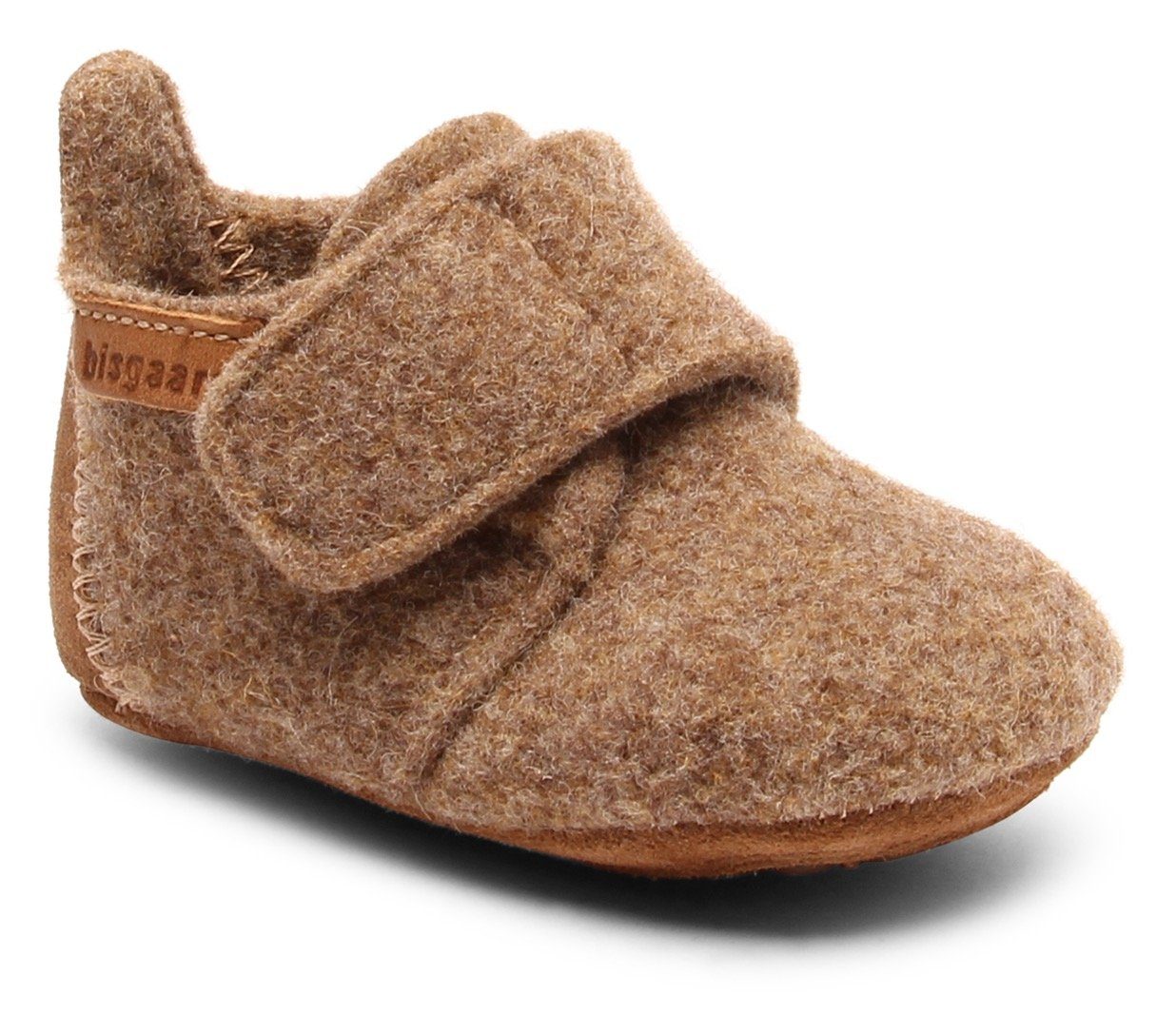 Bisgaard Bisgaard Baby Wool Hausschuh Wagenschuh, Babyschuh, Schlupfschuh mit Klettverschluss